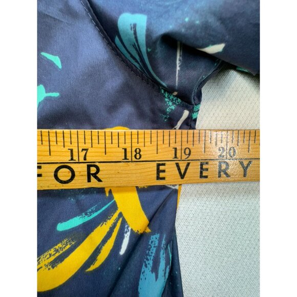 Columbia Youth Hooded Jacket Size L Multicolor Floral Reversible Full Zip - Picture 9 of 16